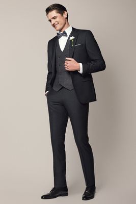 Spodnie męskie casual Lancerto ze sklepu: Lancerto S.A. w kategorii: Spodnie męskie - zdjęcie 938E51-772-11513_Spodnie Business Mix Popiel